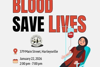 Red Cross Blood Drive January 22nd