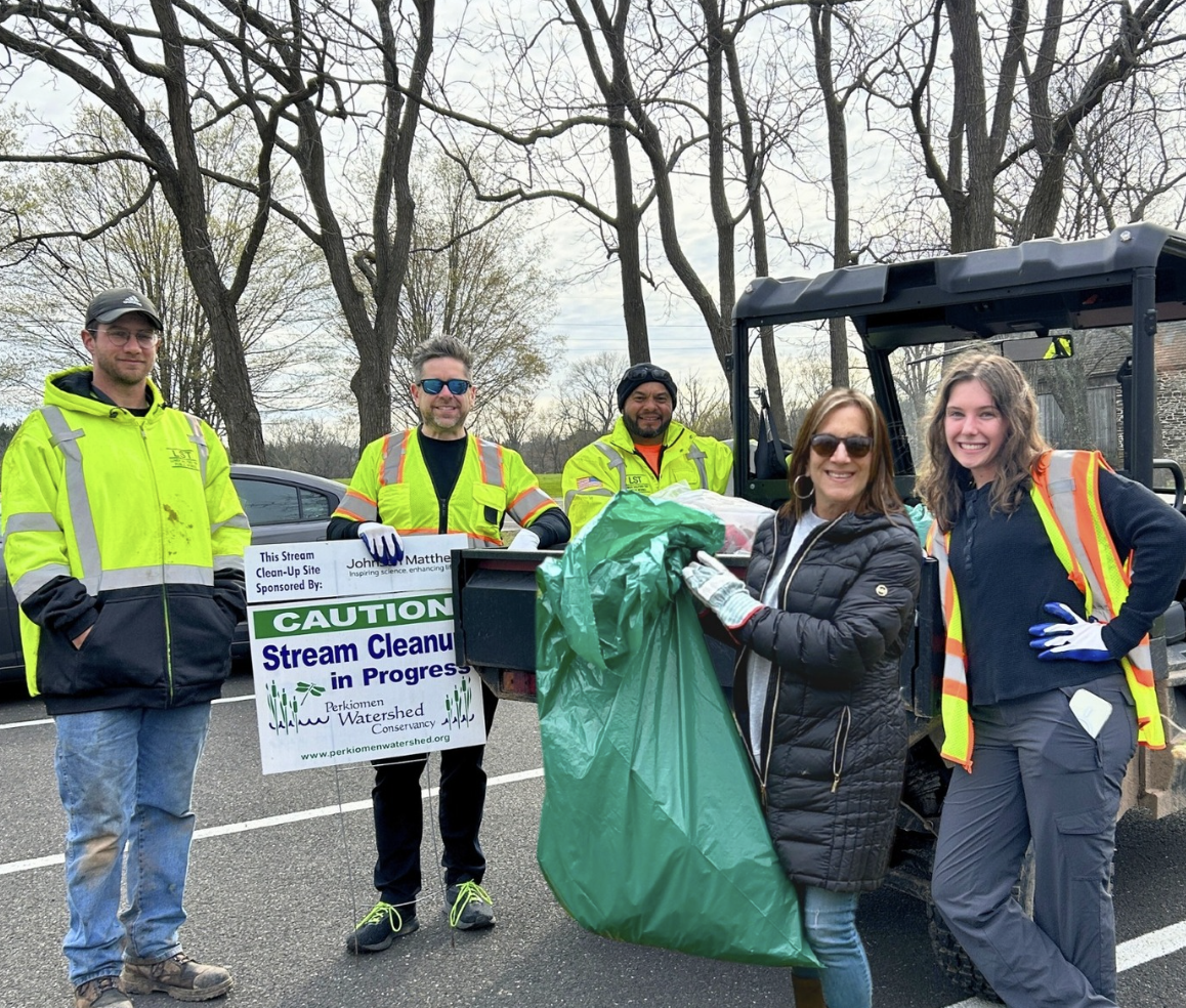 Annual Stream Clean-Up with the Perkiomen Watershed Conservancy