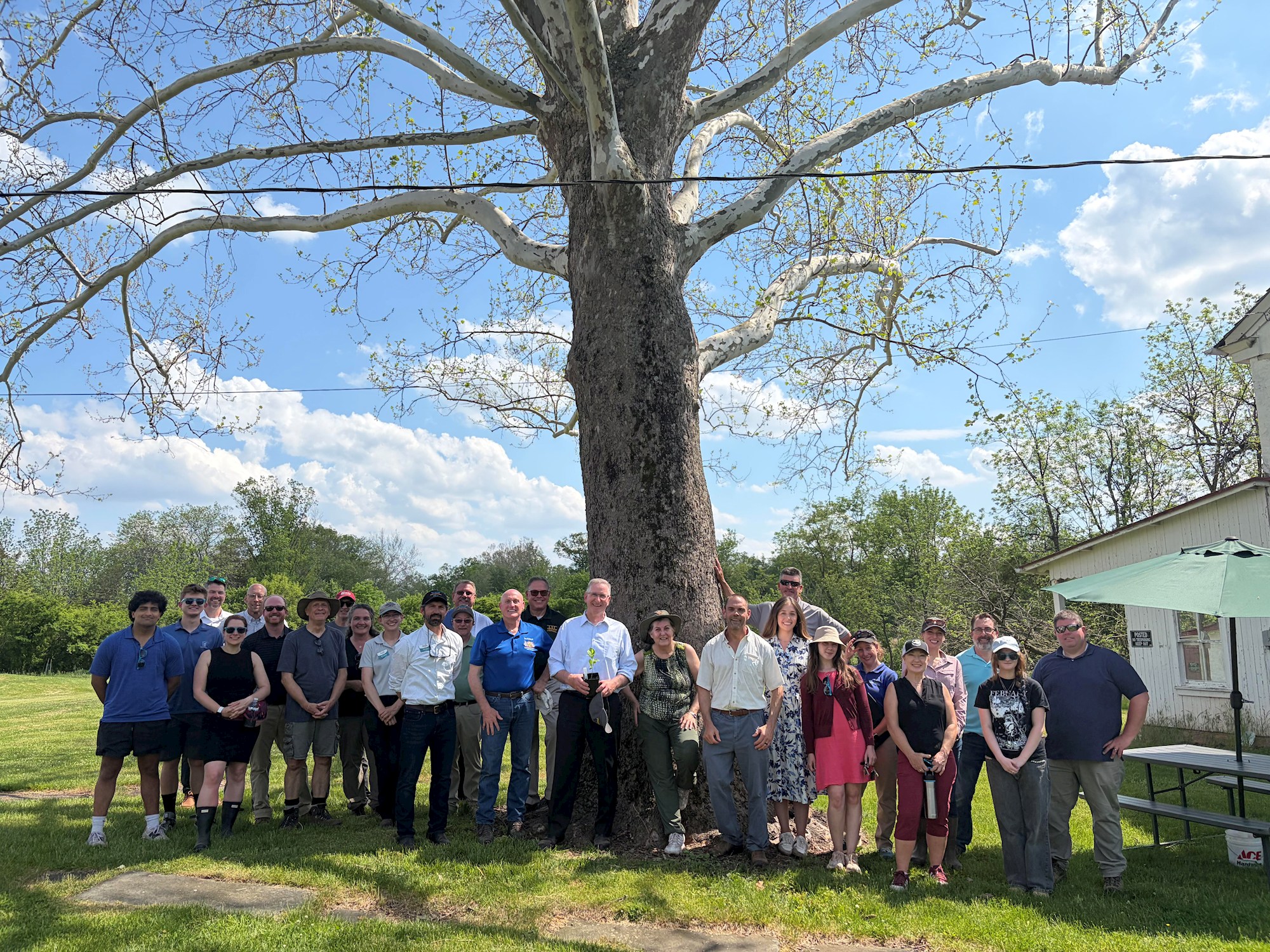 Secretary Russell Redding Visits Jacob Reiff Streambank Restoration Project